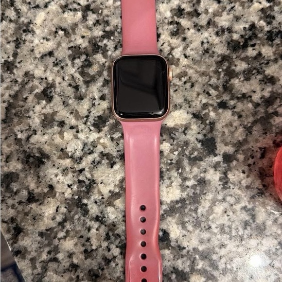 Apple Smartwatch with Pink Band